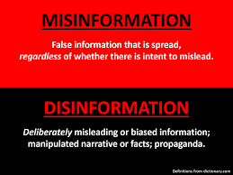 How to use fact checking on misinformation and disinformation.